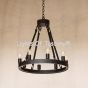 2802-8 Contemporary Style Wrought Iron Chandelier
