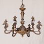 4240-6 European Cast Brass Horse Head Chandelier