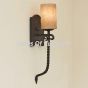Spanish iron wall sconce 