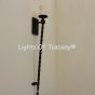 Spanish Torch Wrought Iron Wall Sconce