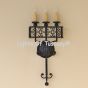 5068-3 Tuscan/Italian Country Style Wrought Iron Wall Sconce