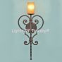 Wrought iron wall sconces hand forged/ Spanish Revival wall sconce
