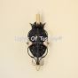 Gothic Revival Style Wrought Iron Wall Sconce,
