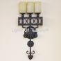 Spanish Revival / Spanish colonial wall wrought iron mediterranean sconce