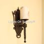 5231-1ONX Gothic Style Wrought Iron Wall Sconce