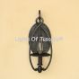 5237-1 Transitional Style Hanging Candelabra Wrought Iron Wall Sconce