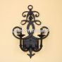 5241-2 Transitional Style Wrought Iron Double Wall Sconce