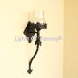 5243-1 Gothic Old World Revival Style Wrought Iron Light