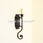 5258-1 Transitional Style Hand Forged Wrought Iron Wall Sconce