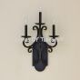 5282-3 Tuscan / Spanish Style Iron 3 Light Wall Sconce Vintage Mediterranean Traditional Rustic