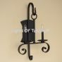 5320-2 Rustic Transitional Style Double Candelabra Light Wall Sconce