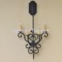 5392-4 Vintage Tuscan Style Iron 4 Light Wall Sconce Mediterranean Spanish Style Antique 