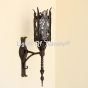 5460-1 Old World Gothic Style Wrought Iron Wall Sconce