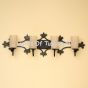 5572-4 Mediterranean Style Wrought Iron 4 Light Bathroom Vanity Bar Light