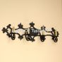 5576-4 Mediterranean Style Wrought Iron Bathroom Vanity Bar Light