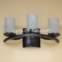 5645-3 Contemporary Style Wrought Iron Bathroom Vanity Light