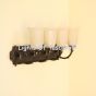 5659-4 Tuscan Style Wrought Iron Bathroom Bar Vanity Light