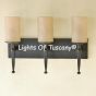 SKU 5663-3 Wrought Iron Vanity Light Bathroom Light Spanish Mediterranean Light