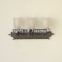 5671-3 Tuscan Style Wrought Iron Bathroom Bar Vanity 3 Light