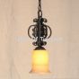 6129-1 Rustic Spanish Style Wrought Iron Kitchen Island Pendant Light