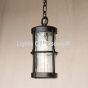 6162-1 Rustic Style Wrought Iron Pendant Light