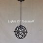 Contemporary mini pendant -Wrought Iron