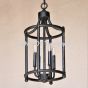 6516-3 Old World Rustic Style Iron Pendant Light