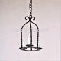 6521-3 Rustic Mediterranean Style Iron Mini Chandelier
