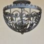 Tuscan/Spanish Style  ceiling flush mount light fixture