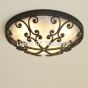 6551-3 Spanish Style Flush-Mount Ceiling Fixture