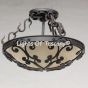Tuscan Style Semi Flush ceiling fixture.