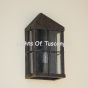 7006-1 Spanish-Contemporary Outdoor Wall Pocket Lantern Light