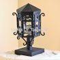 Spanish Colonial Exterior Post Light, Exterior Column Light, Wrought Iron Post Light, Spanish Post Light, Santa Barbara Post Light, Dark Sky Post Light