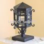 Spanish Colonial Exterior Post Light, Exterior Column Light, Wrought Iron Post Light, Spanish Post Light, Santa Barbara Post Light, Dark Sky Post Light
