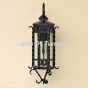 7015-3L Santa Barbara Colonial Wrought Iron Outdoor Light
