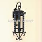 7015-3L Santa Barbara Colonial Wrought Iron Outdoor Light