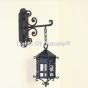 Decorative hanging light, lantern and chain, Spanish Colonial Light, Wall Lantern, Mediterranean Wall Light