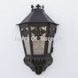 7044-1 Spanish/Mexican style forged wrought iron outdoor pocket lantern/lamp 