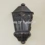 7045-2 Spanish/Mexican style wrought iron outdoor pocket lantern/lamp