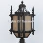 Outdoor Post Lighting-Hand Forged-Wrought Iron	