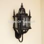 Gothic Outdoor Lantern, Old World Iron light, Castle Light, Outdoor Lighting, Heavy Iron ligthing, Revival Lighting, Commercial Lighting, 