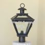 Tuscan Mediterranean outdoor column post light