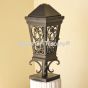 Spanish style column post lantern light