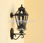 7226-1 Colonial Style Wrought Iron Wall Lantern Light