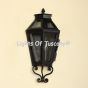 7228-1 Colonial Style Wrought Iron Wall Pocket Light