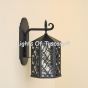 7480-1 Spanish Mediterranean Style Outdoor Iron Wall Lantern
