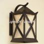 Craftsman Style Wrought Iron Light, Craftsman Lighting, Rustic outdoor lighting, Rustic Outdoor light, Cottage Style Lantern, Outdoor Lighting, Dark Sky lighting