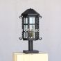 7530-1P Spanish Revival / Santa Barbara Style Pier Mount Post Light for Column