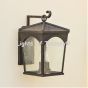 Contemporary Wrought Iron Outdoor Wall Light