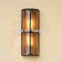 7562-2MIC Transitional Style Tall Outdoor Pocket Wall Light with mica